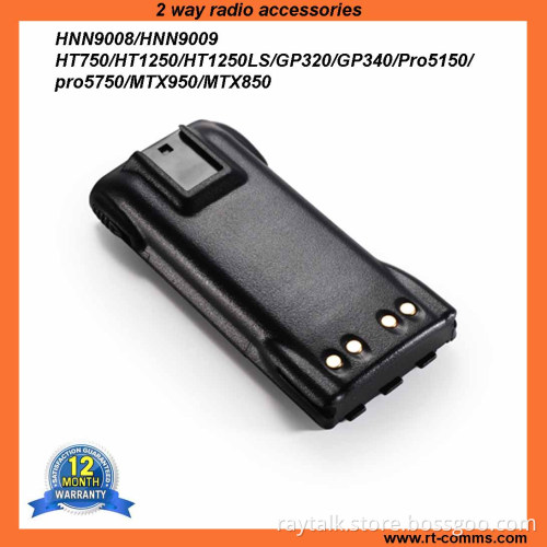 Two Way Radio Battery Hnn9008/Hnn9009 Ni-MH Replacement for Motorola Gp320/Gp328/Ht750